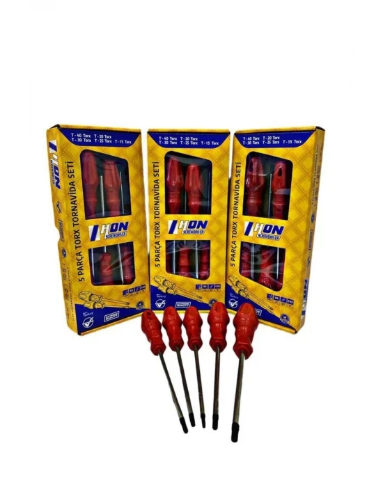 Hon 5 Parça Torx Tornavida Seti