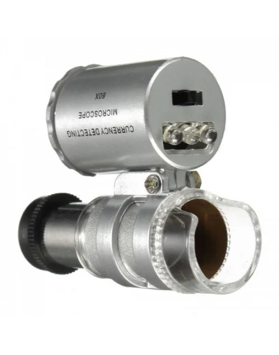 Iphone5 Için Uyumlu Kapaklı Lens Mikroskop Taşınabilir Mini Cep Boyutu Led Mikroskop No.9882ip5ii