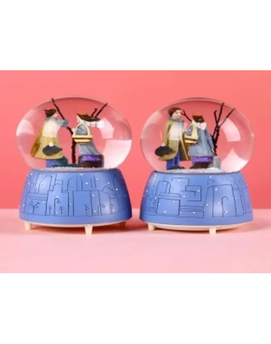 Işıklı Müzikli Kar Küresi Orta Boy Mh-97