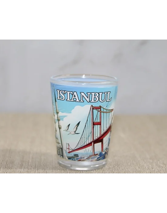 İstanbul Temalı Cam Shot Bardak Alk4357