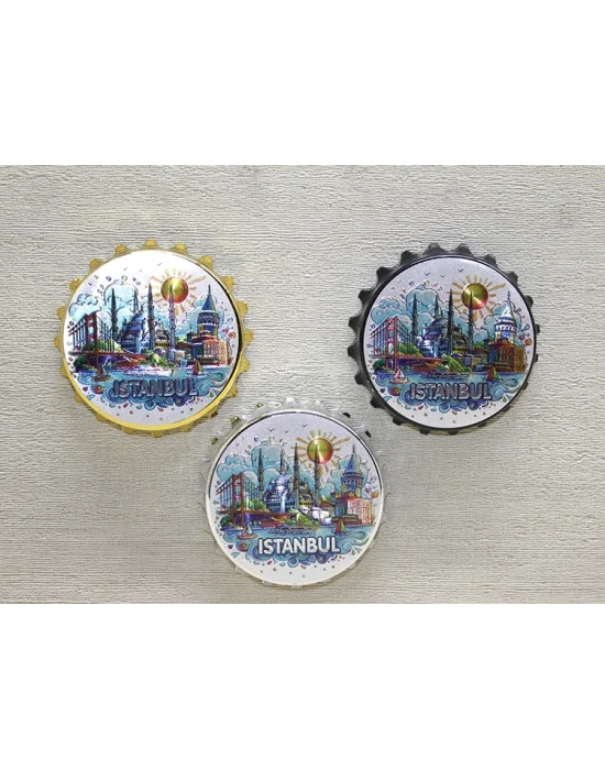 İstanbul Temalı Metal Magnet Alk4341
