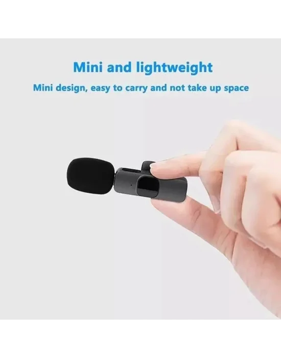 K9 2’li Type-c Kablosuz Yaka Mikrofonu