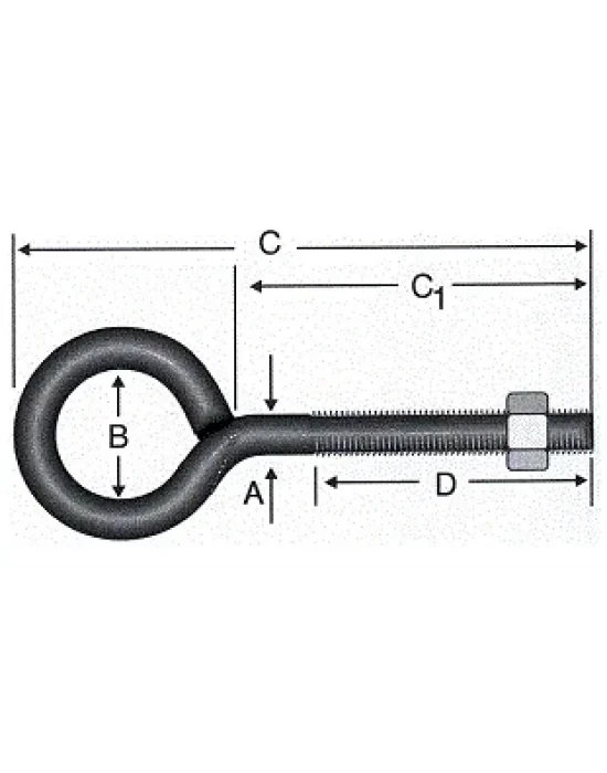 Kaynaklı Civata M8x160 - 50 Adet