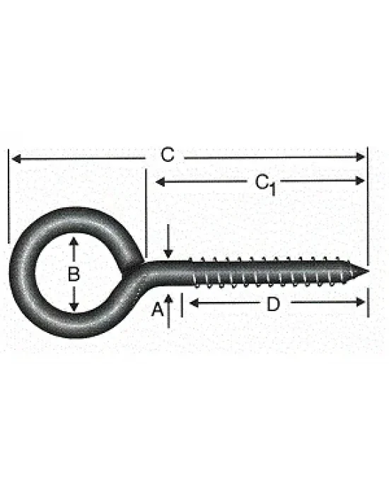 Kaynaklı Vida 8x190 - 50 Adet