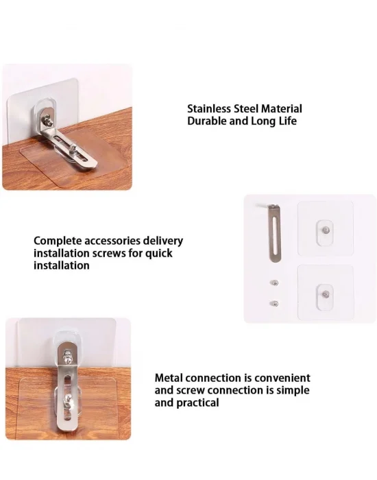 Kendinden Yapışkanlı Mobilya Sabitleme Aparatı