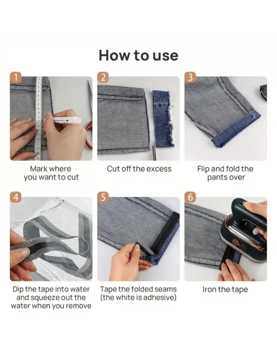 Kendinden Yapışkanlı Pantolon Kıvırma Şeridi