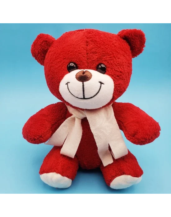 Kırmızı Peluş Oyuncak Ayıcık