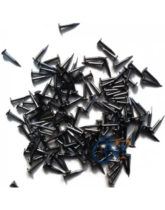 Klips, Menteşe, Ayağı Çivisi 7mm Çelik - Siyah 10gr