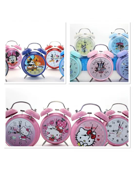 Kuromi,hello Kitty,mickey Mouse Masa Üstü Çalar Saat Alk3068