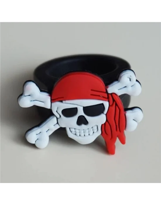 Kuru Kafa Şekilli Çocuk Uyumlu Plastik Korsan Yüzüğü