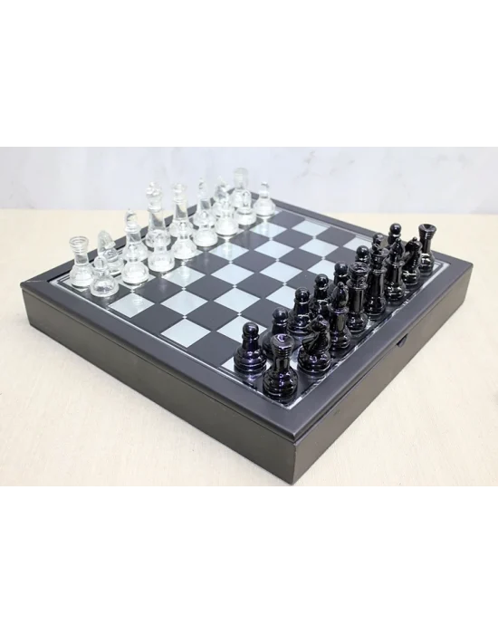 Kutulu Cam Satranç Seti Alk3531