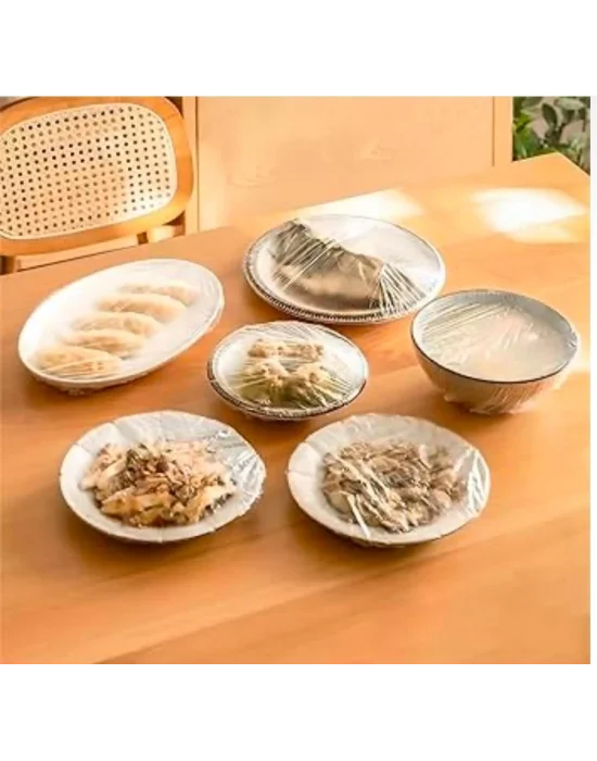 Lastikli Tencere Ve Tabak Bonesi 100 Adet (20cm)