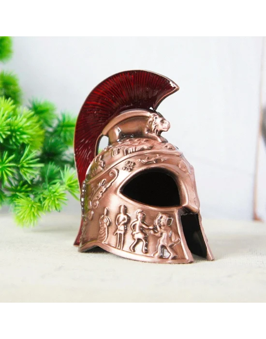 Metal Dekoratif Şövalye Miğferi