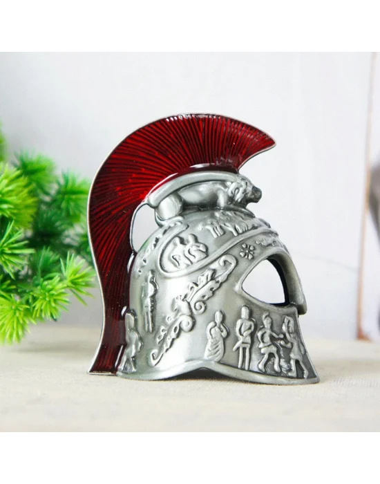 Metal Dekoratif Şövalye Miğferi
