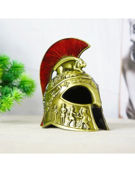 Metal Dekoratif Şövalye Miğferi