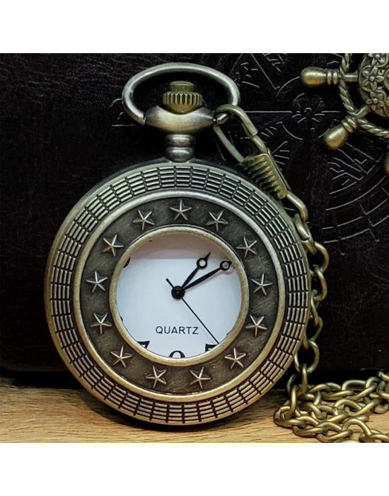 Metal Köstekli Cep Saati