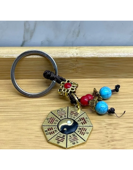 Metal Yin Yang Anahtarlık Alk4454