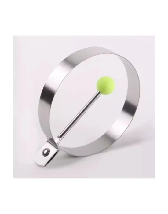 Metalik Daire Şeklinde Metal Omlet Yumurta Ve Krep Kalıpları