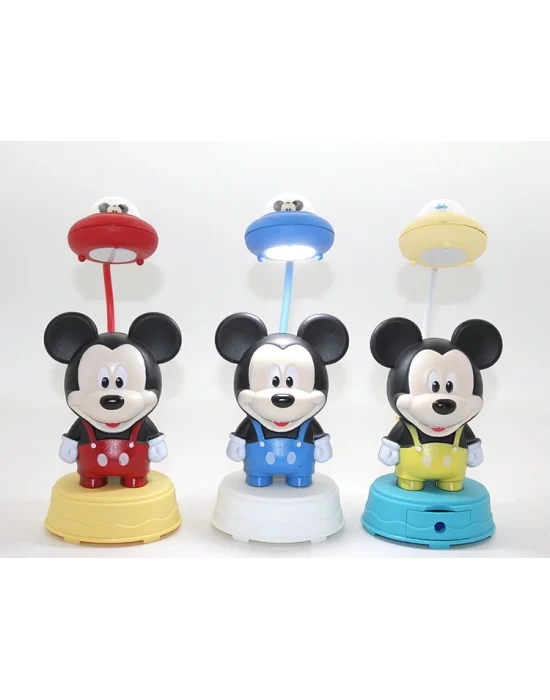Mickey Mouse Masa Üstü Lamba Şarjlı Usb Alk2714