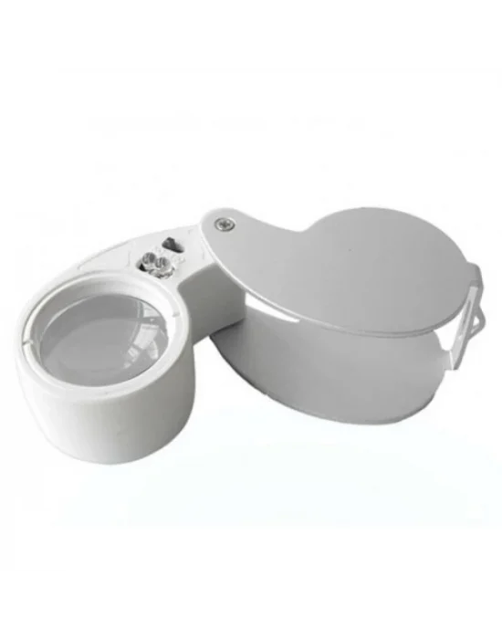 Mini 40x25mm Takı Büyüteç, Cep Büyüteç, Teftiş, Elmas Pullar, Madeni Kontrol Lup Mg21011