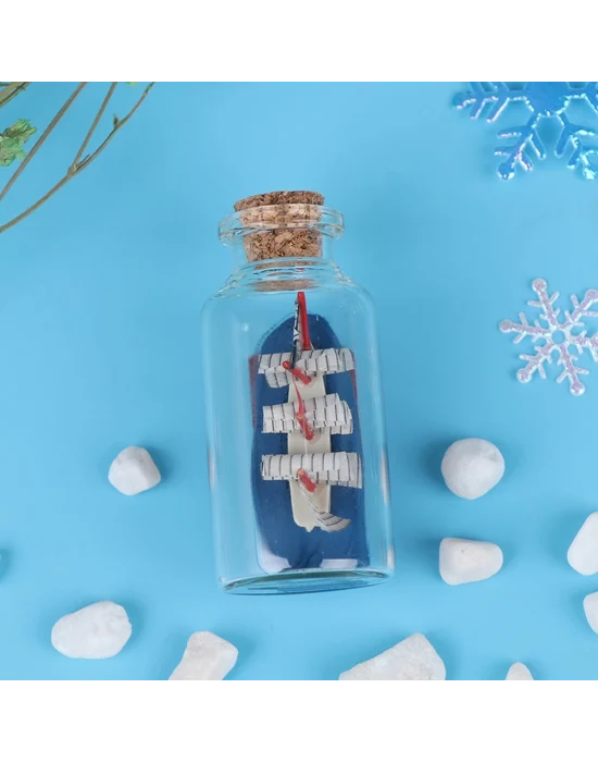 Mini Boy Şişe İçerisinde Gemi Maketi