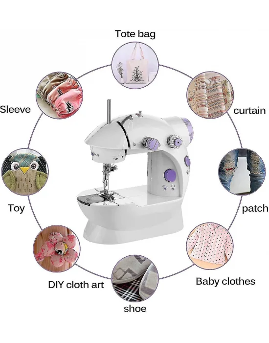 Mini Ev Dikiş Makinesi Pedallı Sewing Machine