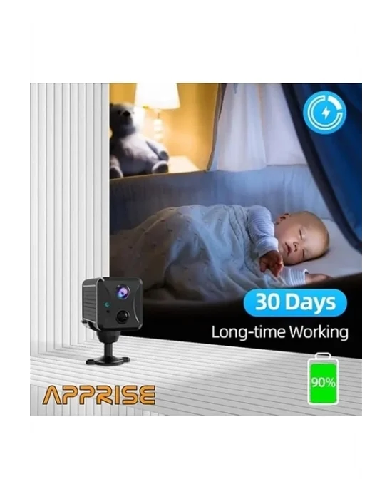 Mini Pır Sensörlü Algılamalı Sesli Konuşmalı 1080p Hd Wifi Kamera