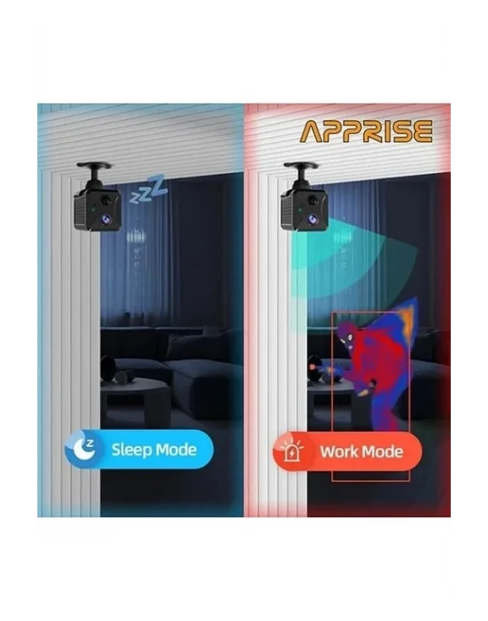 Mini Pır Sensörlü Algılamalı Sesli Konuşmalı 1080p Hd Wifi Kamera