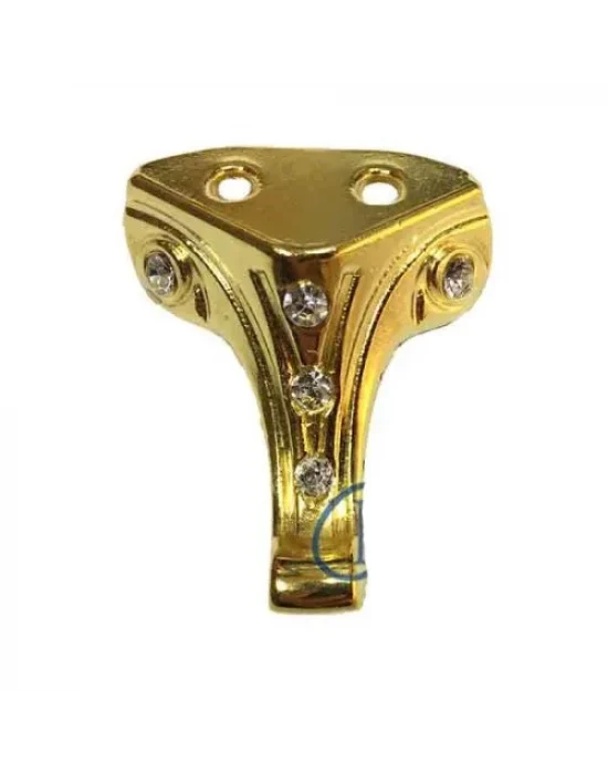 Moda Taşlı Ahşap, Mdf, Sunta Sandık Ayağı, Kutu Ayak 3,5 Cm - Sarı