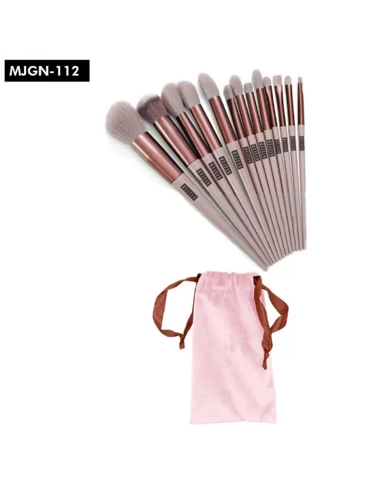 13lü Fix Fırça Seti Pembe