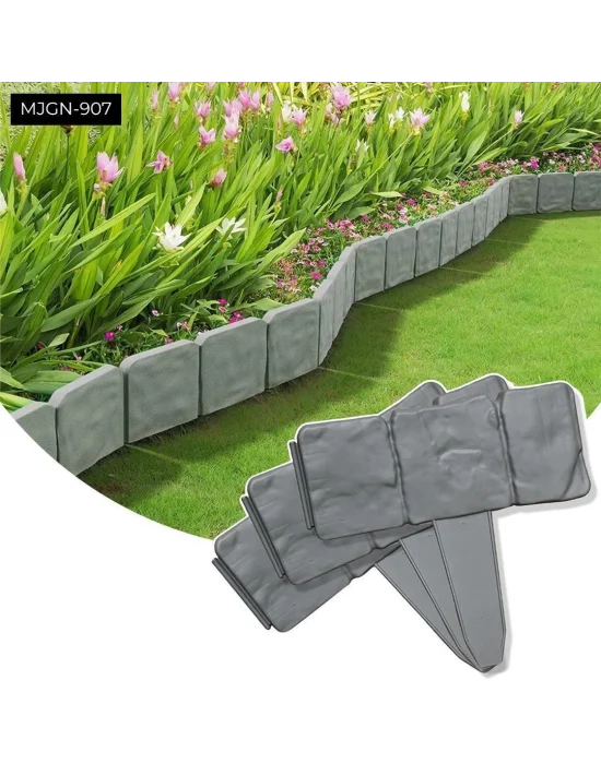 Taş Görünümlü Bahçe Çiti