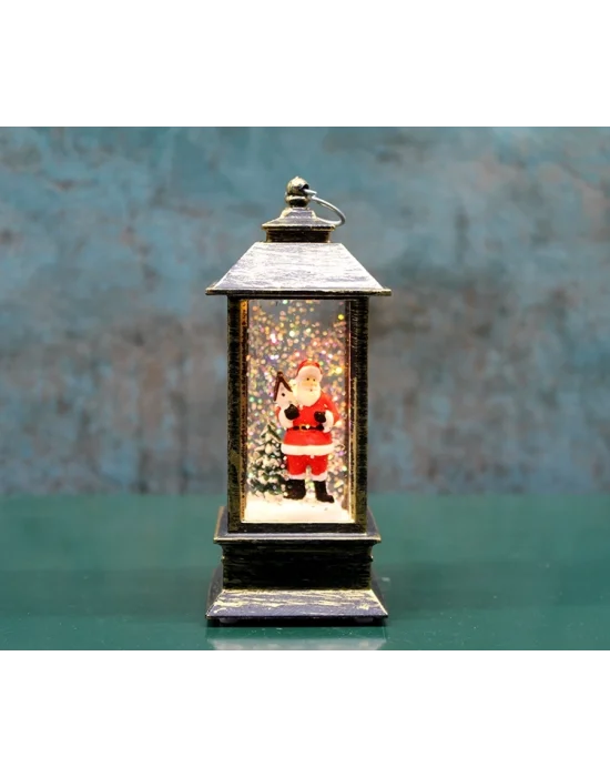 Noel Babalı Işıklı Kar Küresi Alk3215