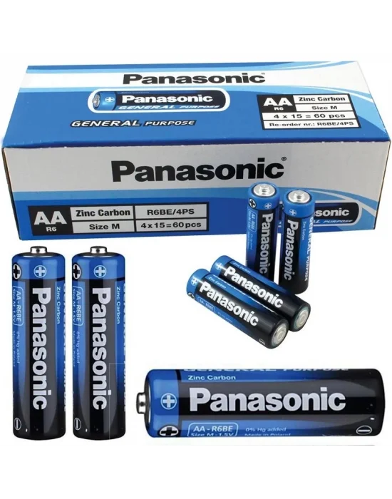 Panasonic Manganez Kalem Aa Pil 60 Adet
