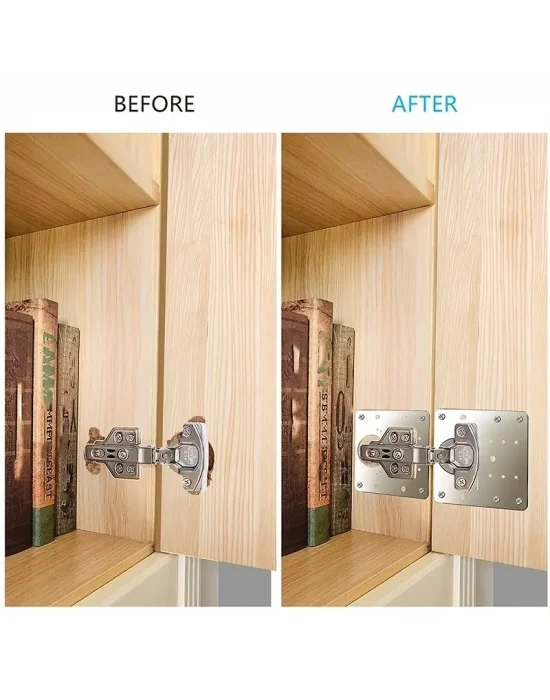 Paslanmaz Çelik Menteşe Onarım Plakası