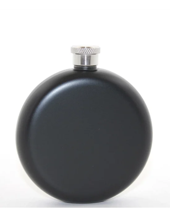 Paslanmaz Çelik Yuvarlak 5 Oz Tekli Matara Alk2678