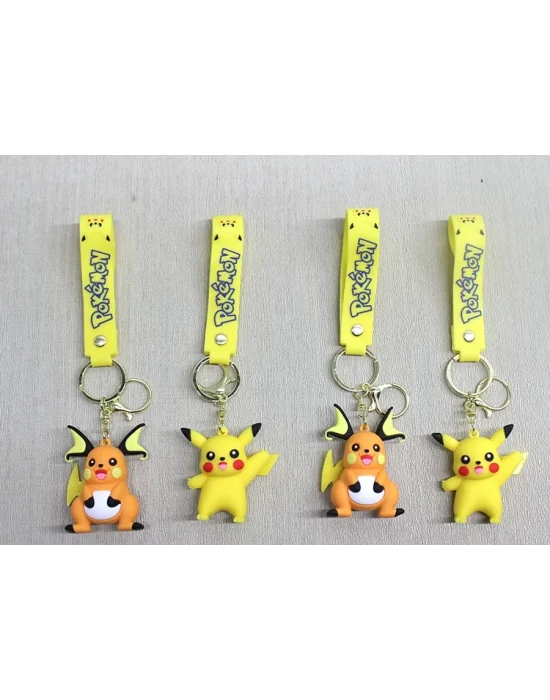 Pikachu Silikon Anahtarlık Alk4252