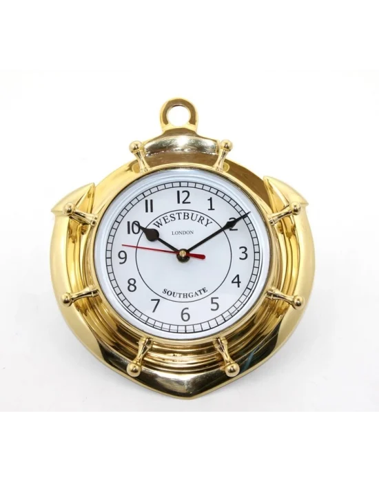 Pirinç Duvara Asmalı Çapalı Saat Ksk2049