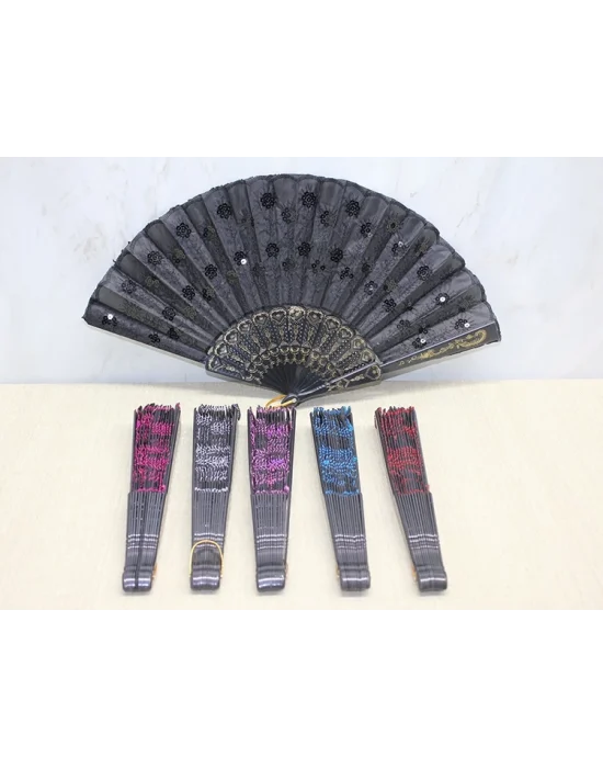 Plastik Pullu Yelpaze Alk3567