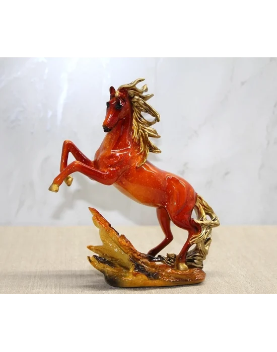 Polyester Şahlanmış At Figürü Alk4589