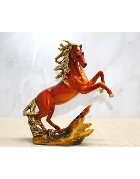 Polyester Şahlanmış At Figürü Alk4590