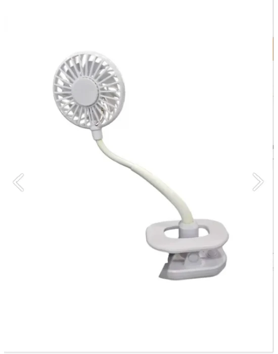 Portatif Işıklı Mini Klipsli Fan