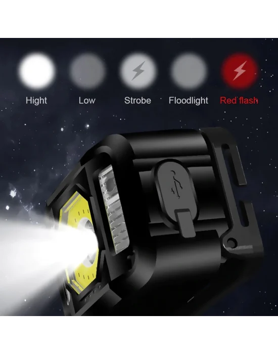 Pratik Sensörlü Sinyalli Kafa Lambası  Wt-024