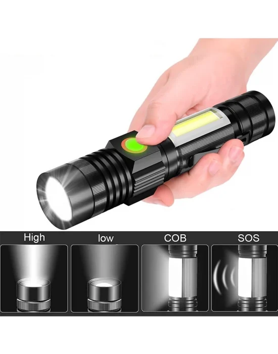 Pro F-28a Şarjlı Mıknatıslı El Feneri