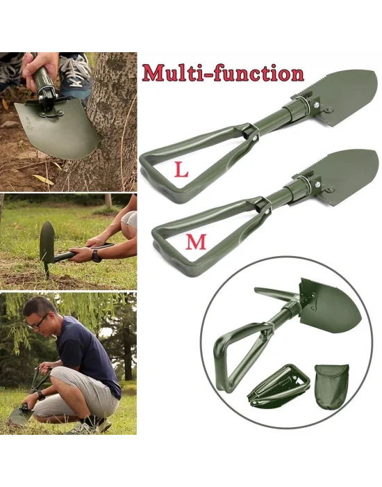 Profesyonel Portatif Katlanabilir Kürek ( Orta Boy 59 Cm )