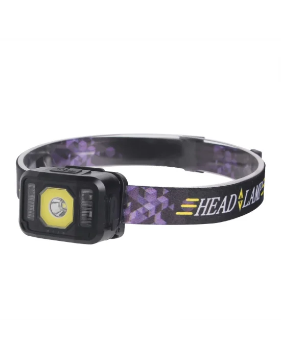 Ps-024 Pratik Sensörlü Sinyalli Şarjlı Kafa Lambası