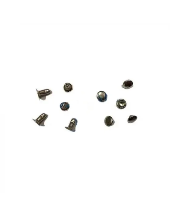 Rivet Perçin - 6mm, Nikel, 1000 Adet