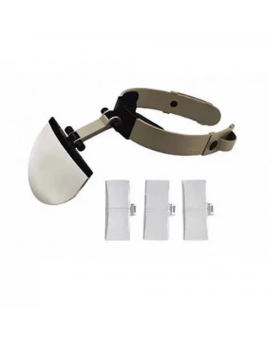 Şapka Tip Kask Büyüteç, 4 Farklı Büyütme Lensli Büyüteç