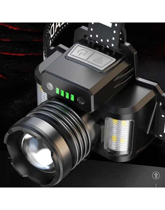 Sensörlü Cree Tg Led  Şarjlı Kafa Lambası  Wt-625