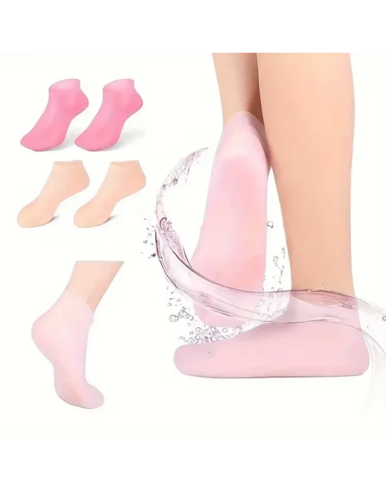 Silikon Jel Ayak Nemlendirici Çorap
