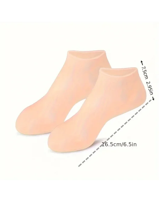 Silikon Jel Ayak Nemlendirici Çorap